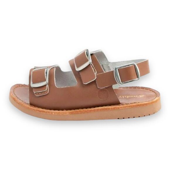 Freshly Picked NIB Cognac Delray Sandal. Size 3 - Picture 1 of 4